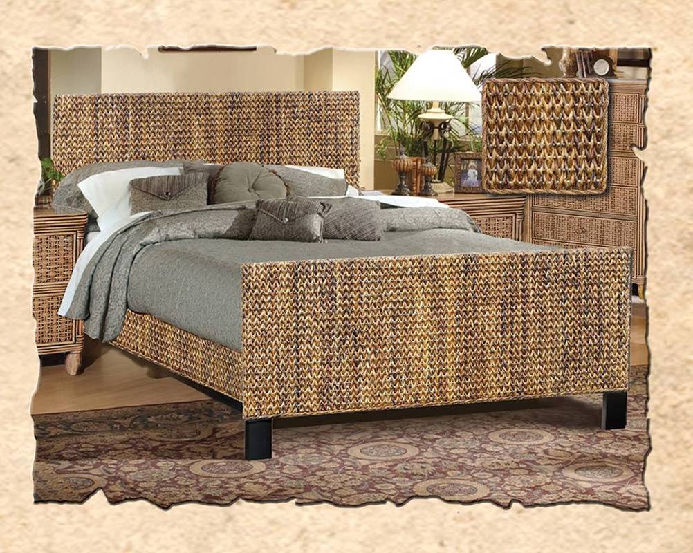 Maui Bed Woven Casual Tropical