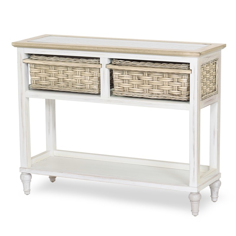 Island-Breeze-woven-basket-console-table-weathered-white-finish