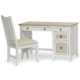 Captiva-Island-two-tone-distressed-tan-white-casual-desk-and-chair