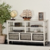 Island-Breeze-woven-basket-casual-entertainment-center-tropical-distressed-white-gray-finish
