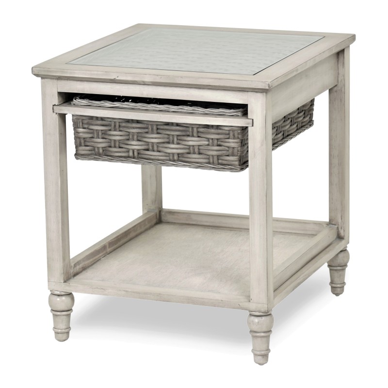 Island-Breeze-woven-basket-end-table-casual-coastal-gray-distressed-white-finish