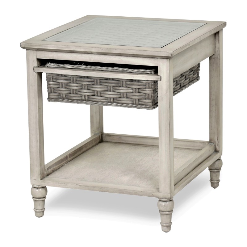 Island-Breeze-woven-basket-end-table-distressed-white-gray-finish